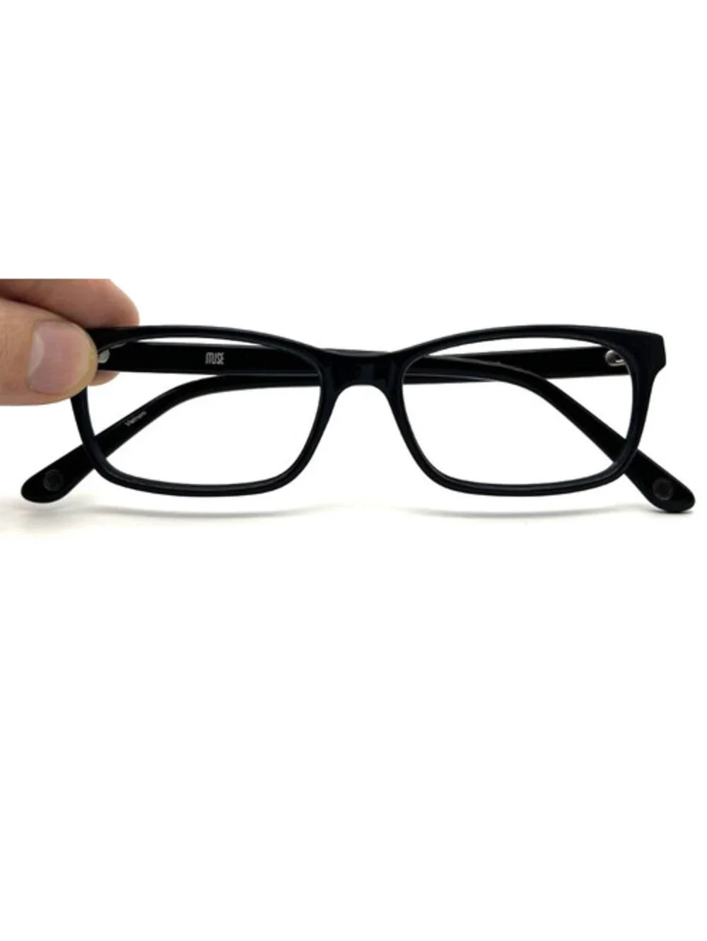 Muse 39-P9401 Black Square Authentic Eyeglass Frames 51-16-140